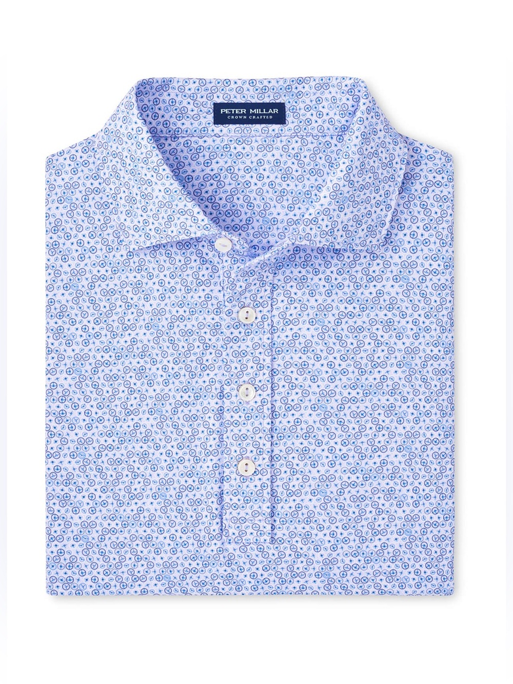 Peter Millar Avenue Performance Jersey Polo Men's Lavender XL NWT